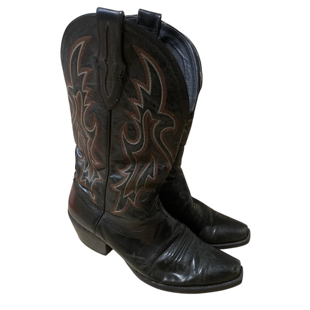 Ariat cowboy boots men’s size 10.5D black leather western